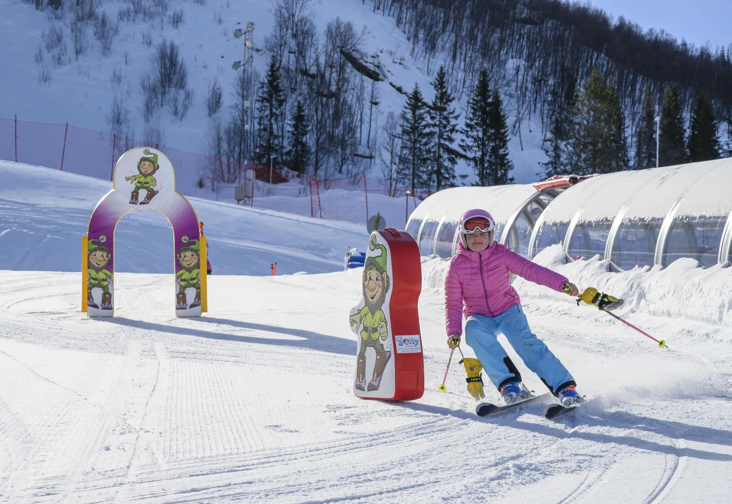 Skiinstruksjon 80 minutter, barn 3-7 år